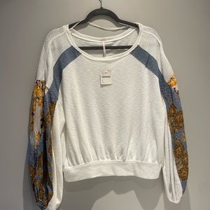 Free people top. New with tags.